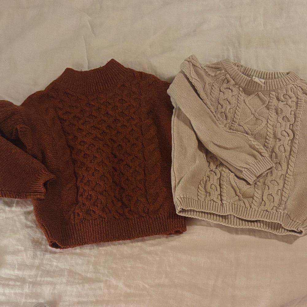 Toddler H&M and Old Navy Sweaters